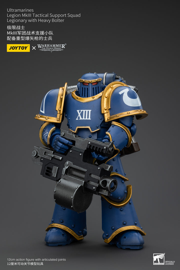 ウルトラマリーン Mk�Vタクティカルサポート・スカッド 軍団兵（ヘビーボルトガン装備） 1/18スケール