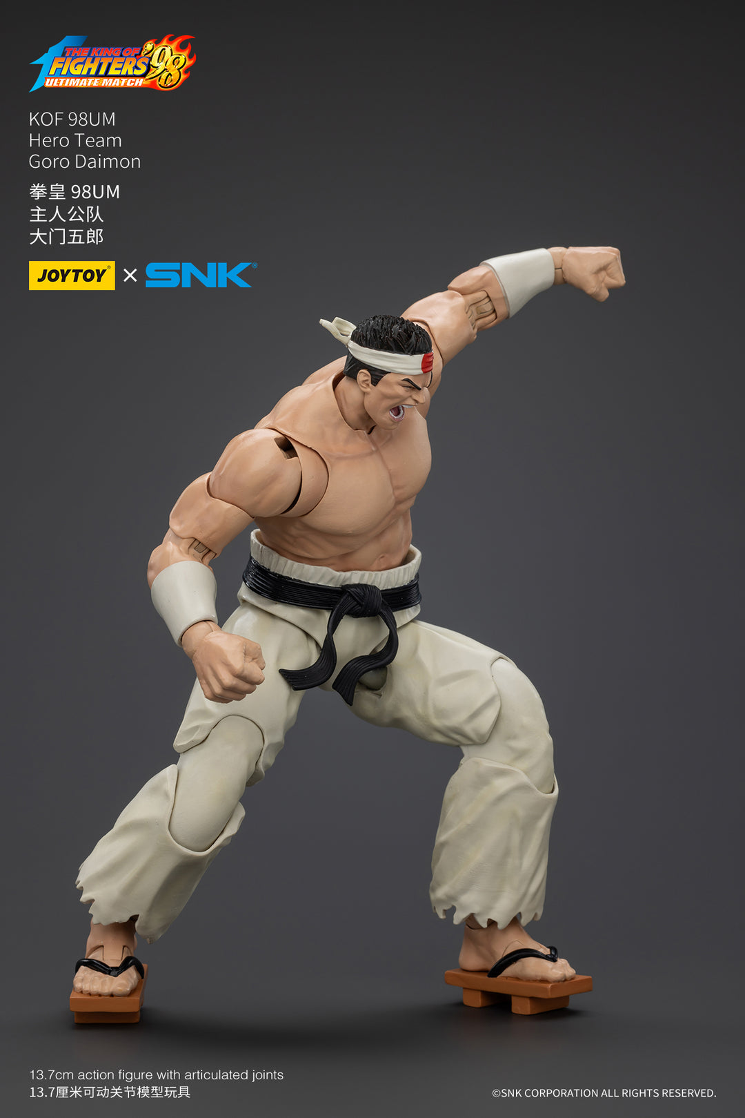 ザ・キング・オブ・ファイターズ TKF '98 アルティメットマッチ 主人公チーム 大門五郎 1/18スケール