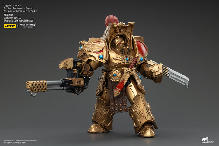 【決算セール対象！】 レギオカストーデス アキロン・ターミネータースカッド アキロン（インファーナス・ファイアパイク装備） 1/18スケール