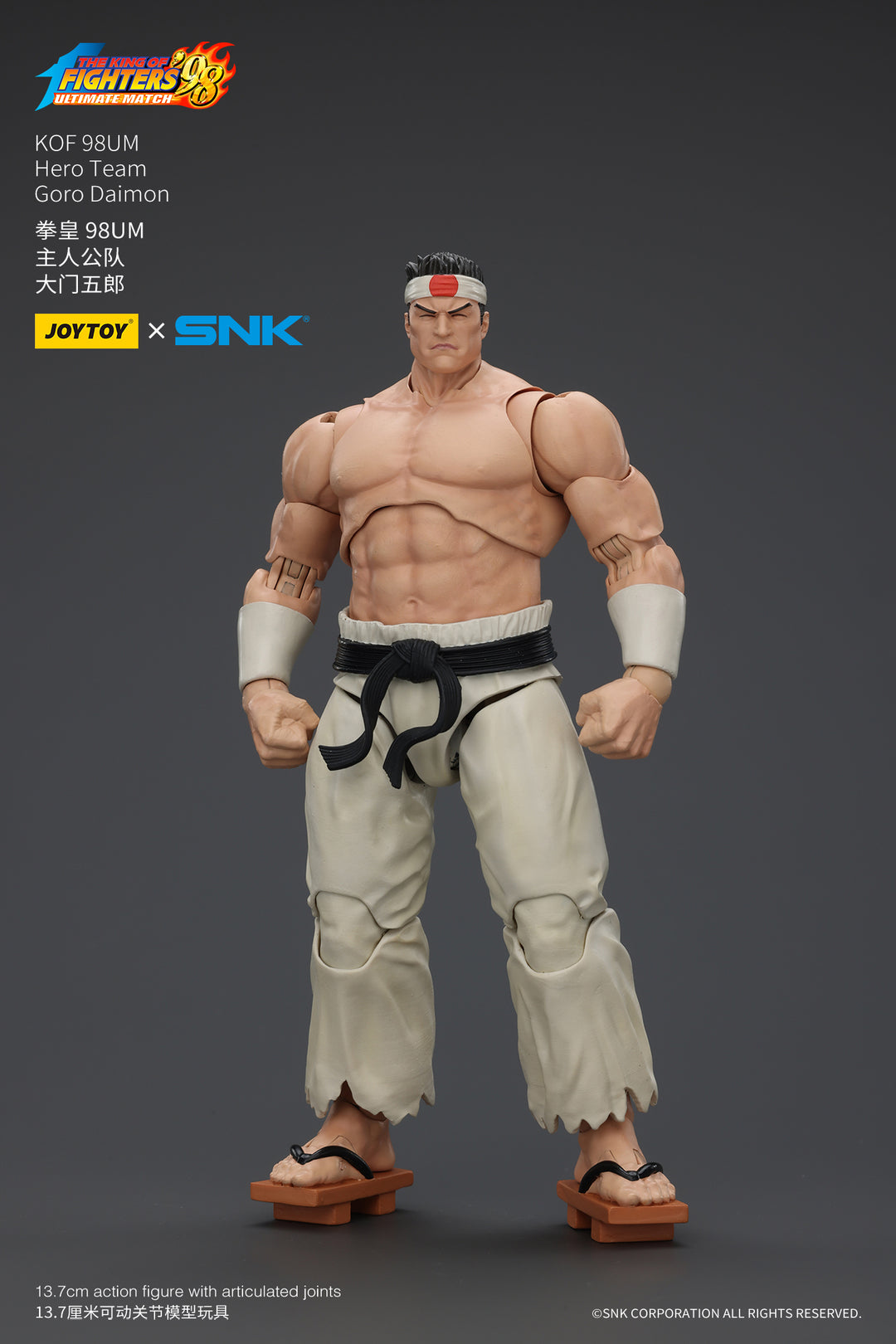 ザ・キング・オブ・ファイターズ TKF '98 アルティメットマッチ 主人公チーム 大門五郎 1/18スケール