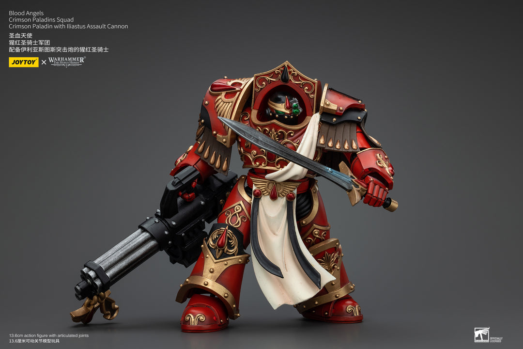 [WFクーポン対象] ブラッドエンジェル クリムゾンパラディン・スカッド クリムゾンパラディン（イリアス・アサルトキャノン装備） 1/18スケール
