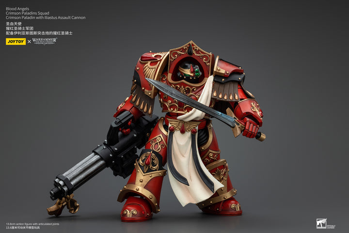 [WFクーポン対象] ブラッドエンジェル クリムゾンパラディン・スカッド クリムゾンパラディン（イリアス・アサルトキャノン装備） 1/18スケール
