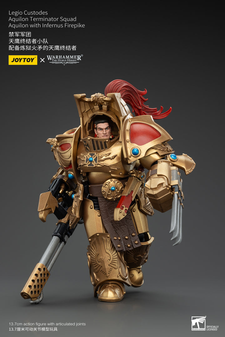 【決算セール対象！】 レギオカストーデス アキロン・ターミネータースカッド アキロン（インファーナス・ファイアパイク装備） 1/18スケール