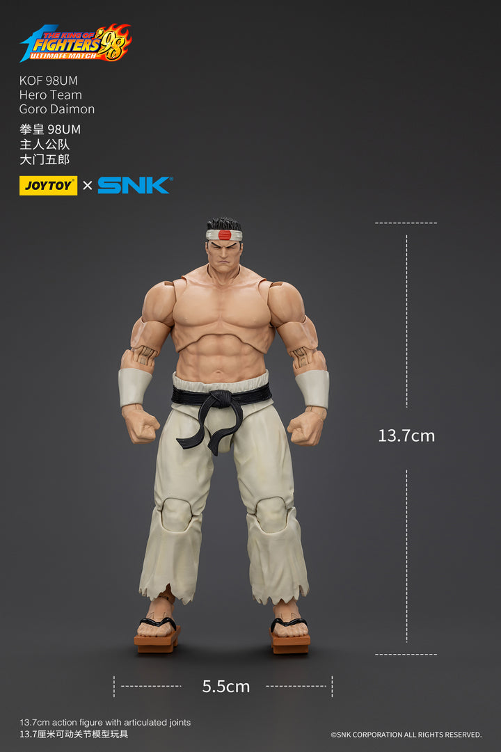 ザ・キング・オブ・ファイターズ TKF '98 アルティメットマッチ 主人公チーム 大門五郎 1/18スケール