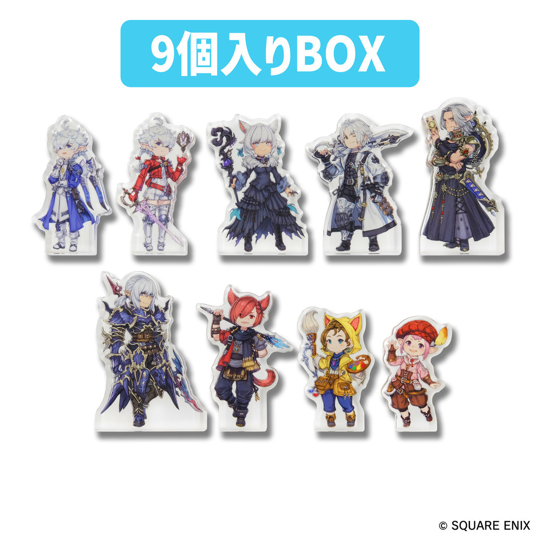 [BOX販売]ファイナルファンタジーXIV キャラクターアクリルブロック -9個入りBOX-