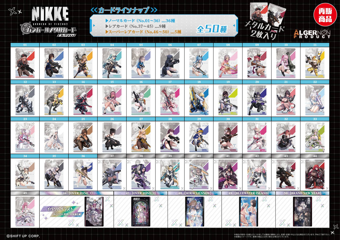[BOX販売]勝利の女神：NIKKE ガンガールメタルカードコレクションVol.1 -10パック入りBOX-