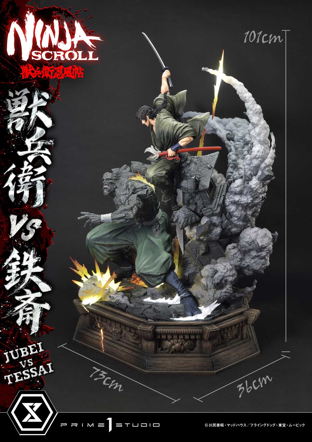 アルティメットプレミアムマスターライン 獣兵衛 VS 鉄斎 DX版 1/4スケール