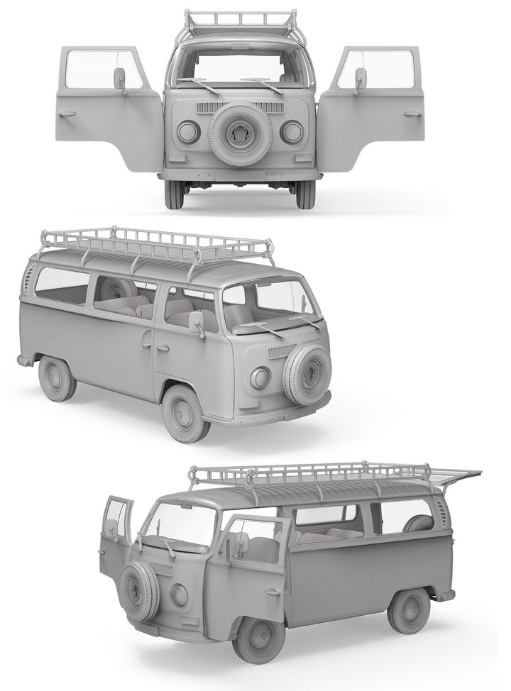 1/35 1967 ワンボックスカー バスタイプ