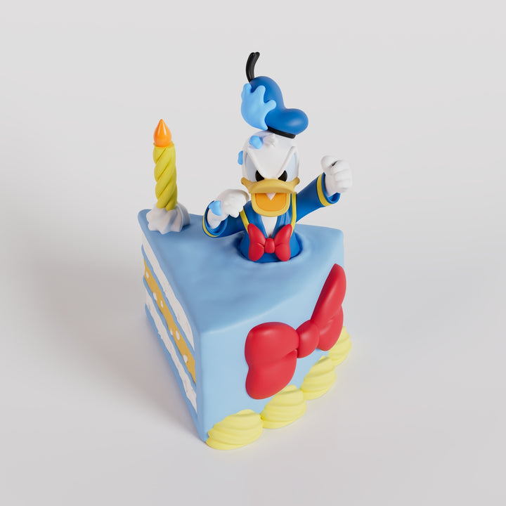 (単品販売) ディズニー ドナルドダック フィギュア グッズ サプライズケーキ ブラインドボックス フィギュア デイジー スクルージ