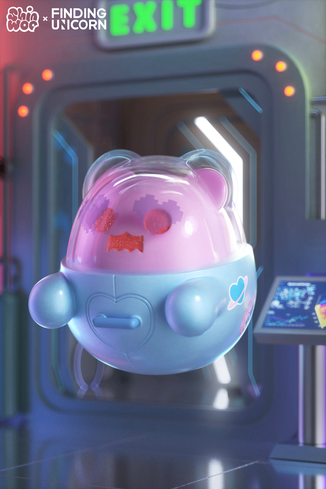 【決算セール対象！】 (単品販売)BABY GHOST BEAR ラブシック・ラボシリーズ
