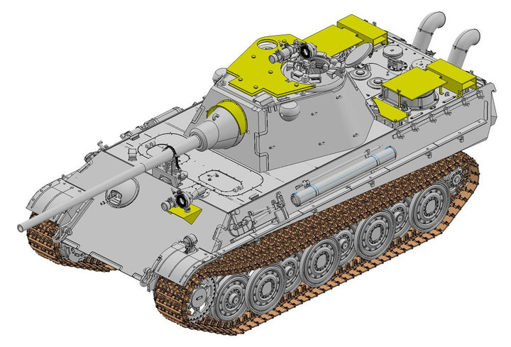 1/35 WW.II ドイツ軍 パンターF型 対空増加装甲タイプ w/赤外線暗視装置