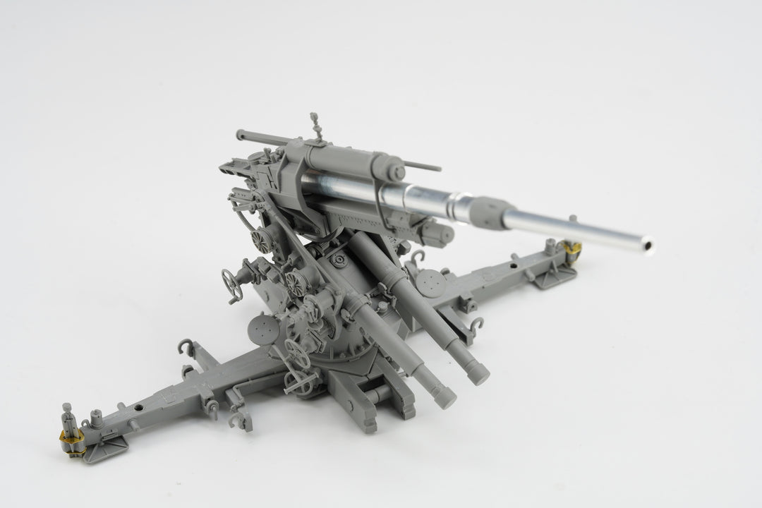 1/35 ドイツ 88mm砲 Flak36 w/SSys平貨車