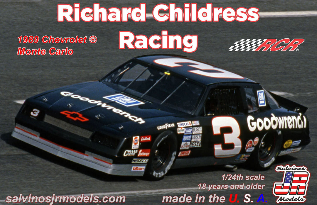 1/24 リチャード・チルドレス・レーシング #3 GM グッドレンチ シボレー モンテカルロ  NASCAR 1989