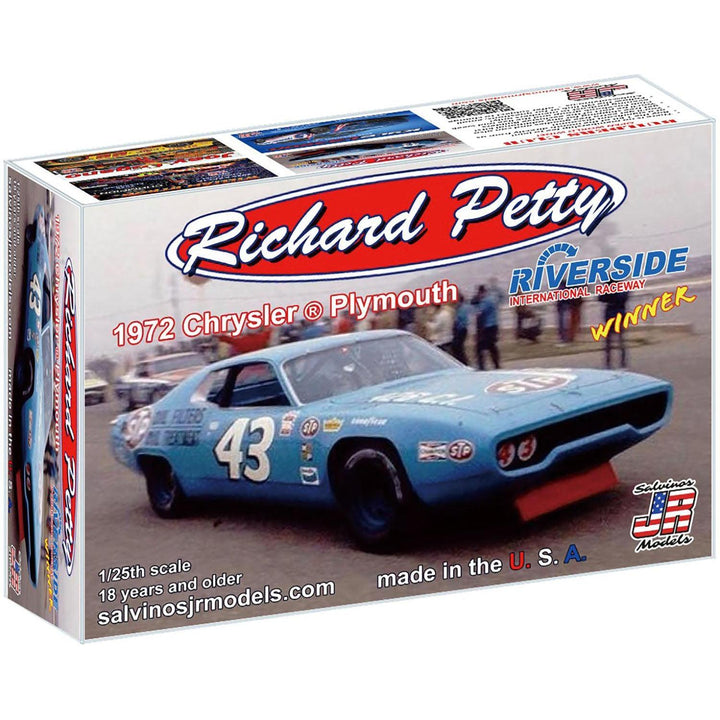 1/25 "リチャード・ペティ" #43 プリムス クライスラー 1972 リバーサイド・インターナショナル・レースウェイ ウィナー