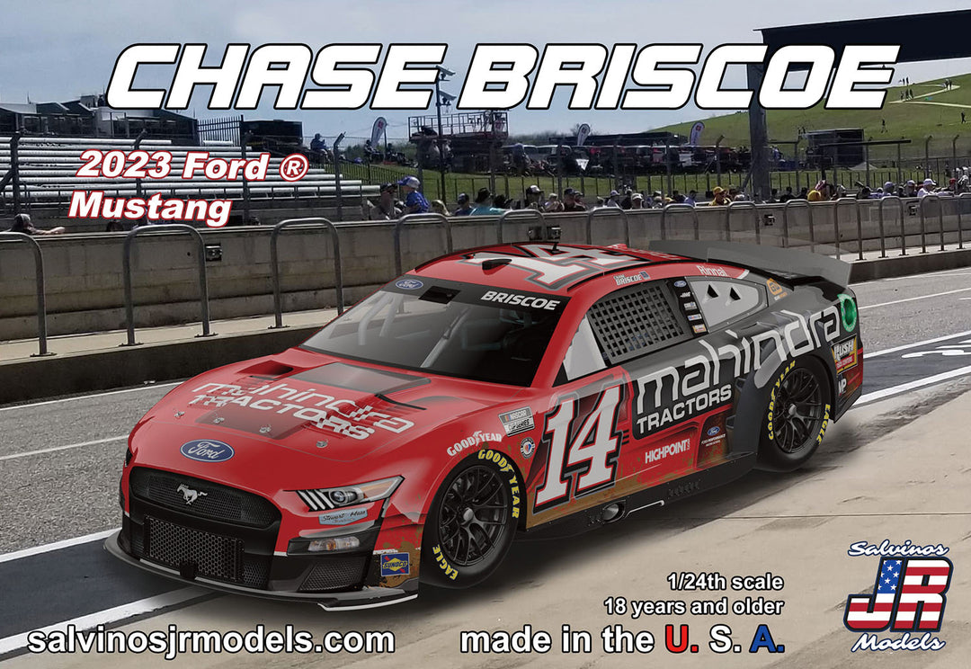 1/24 チェイス・ブリスコー #14 スチュワート・ハース・レーシング マヒンドラトラクター フォード マスタング NASCAR 2023