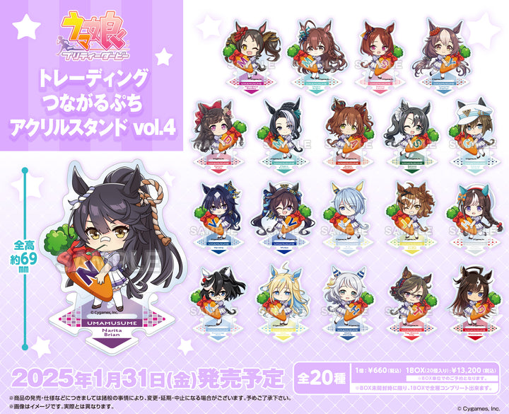【決算セール対象！】 [BOX販売]ウマ娘 プリティーダービー トレーディングつながるぷちアクリルスタンド vol.3 -20個入りBOX-