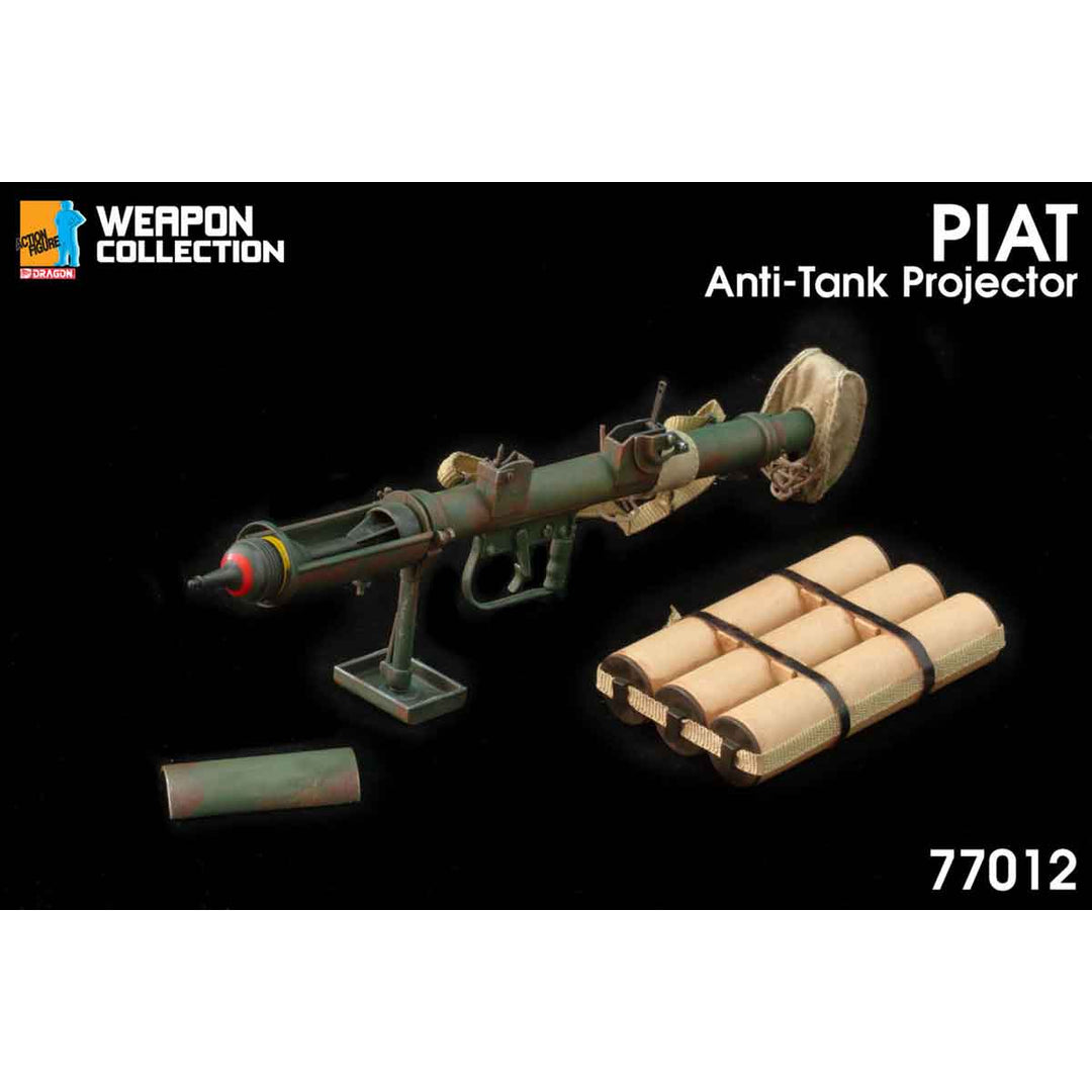 【決算セール対象！】 DRAGON(ドラゴン) イギリス軍 PIAT 対戦車グレネードランチャー 1/6スケール 塗装済みスケール模型完成品