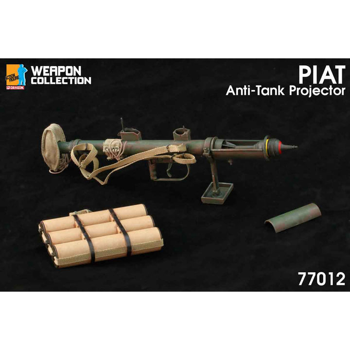 【決算セール対象！】 DRAGON(ドラゴン) イギリス軍 PIAT 対戦車グレネードランチャー 1/6スケール 塗装済みスケール模型完成品