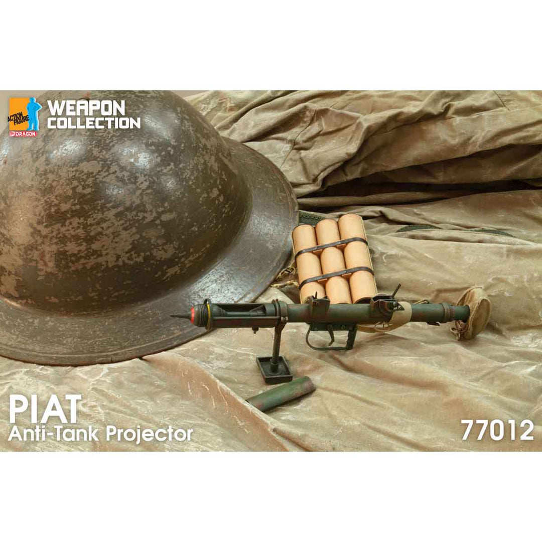 【決算セール対象！】 DRAGON(ドラゴン) イギリス軍 PIAT 対戦車グレネードランチャー 1/6スケール 塗装済みスケール模型完成品