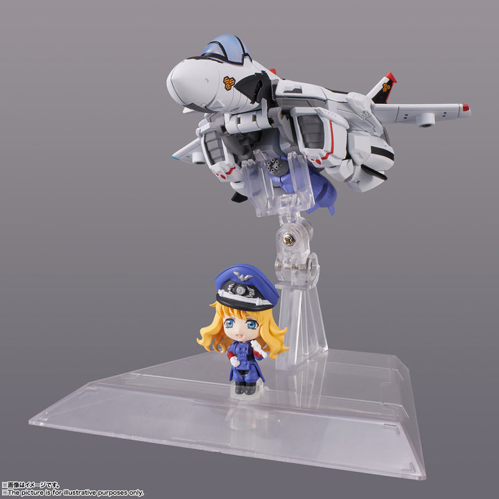 TINY SESSION VF-25F メサイアバルキリー(アルト機) with シェリル