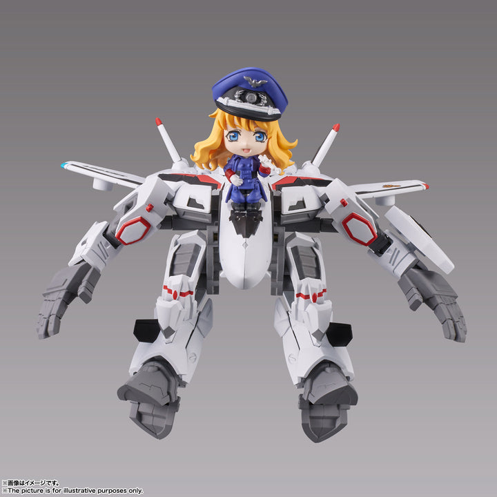 TINY SESSION VF-25F メサイアバルキリー(アルト機) with シェリル