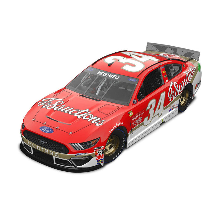 LiONEL Racing(ライオネルレーシング) "マイケル・マクドウェル" #34 FR8オークションズ.com スローバック フォード マスタング NASCAR 2021 1/64スケール 塗装済みミニカー