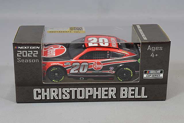 LiONEL Racing(ライオネルレーシング) "クリストファー・ベル" #20 Rheem TOYOTA カムリ NASCAR 2022 ネクストジェネレーション 1/64スケール 塗装済みミニカー