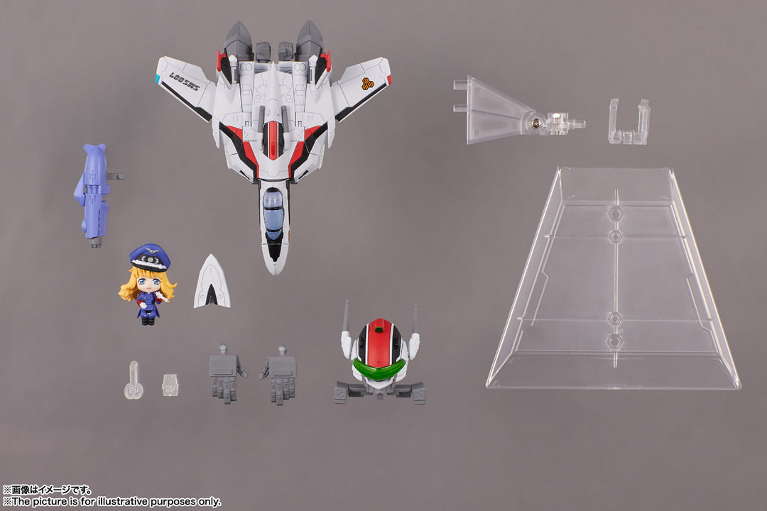 TINY SESSION VF-25F メサイアバルキリー(アルト機) with シェリル