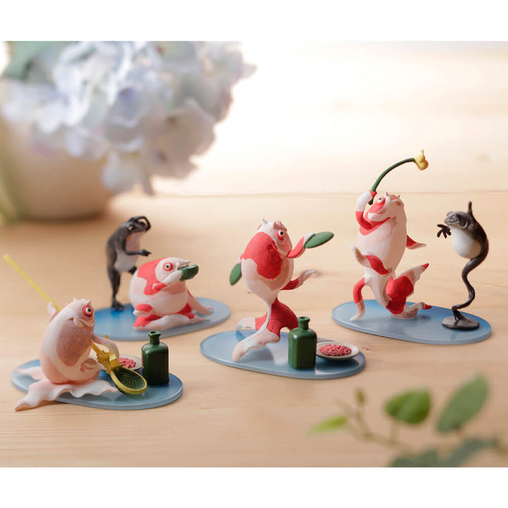 【決算セール対象！】 [BOX販売]miniQ 歌川国芳の金魚づくし「酒のざしき」 1box6入