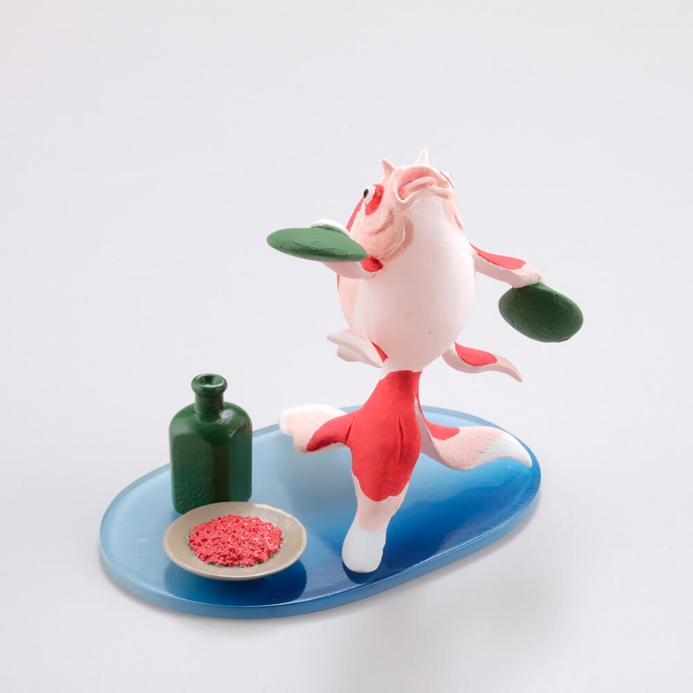 【決算セール対象！】 [BOX販売]miniQ 歌川国芳の金魚づくし「酒のざしき」 1box6入