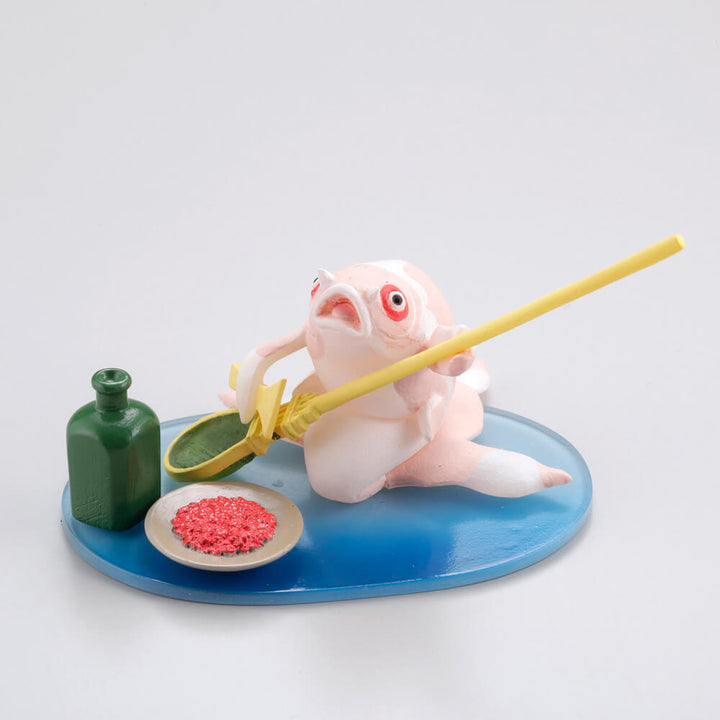 【決算セール対象！】 [BOX販売]miniQ 歌川国芳の金魚づくし「酒のざしき」 1box6入