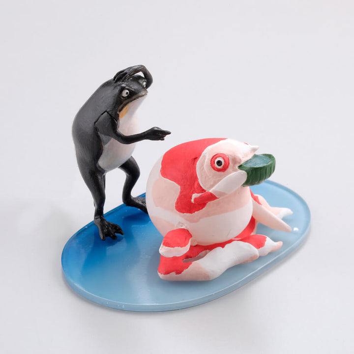 【決算セール対象！】 [BOX販売]miniQ 歌川国芳の金魚づくし「酒のざしき」 1box6入