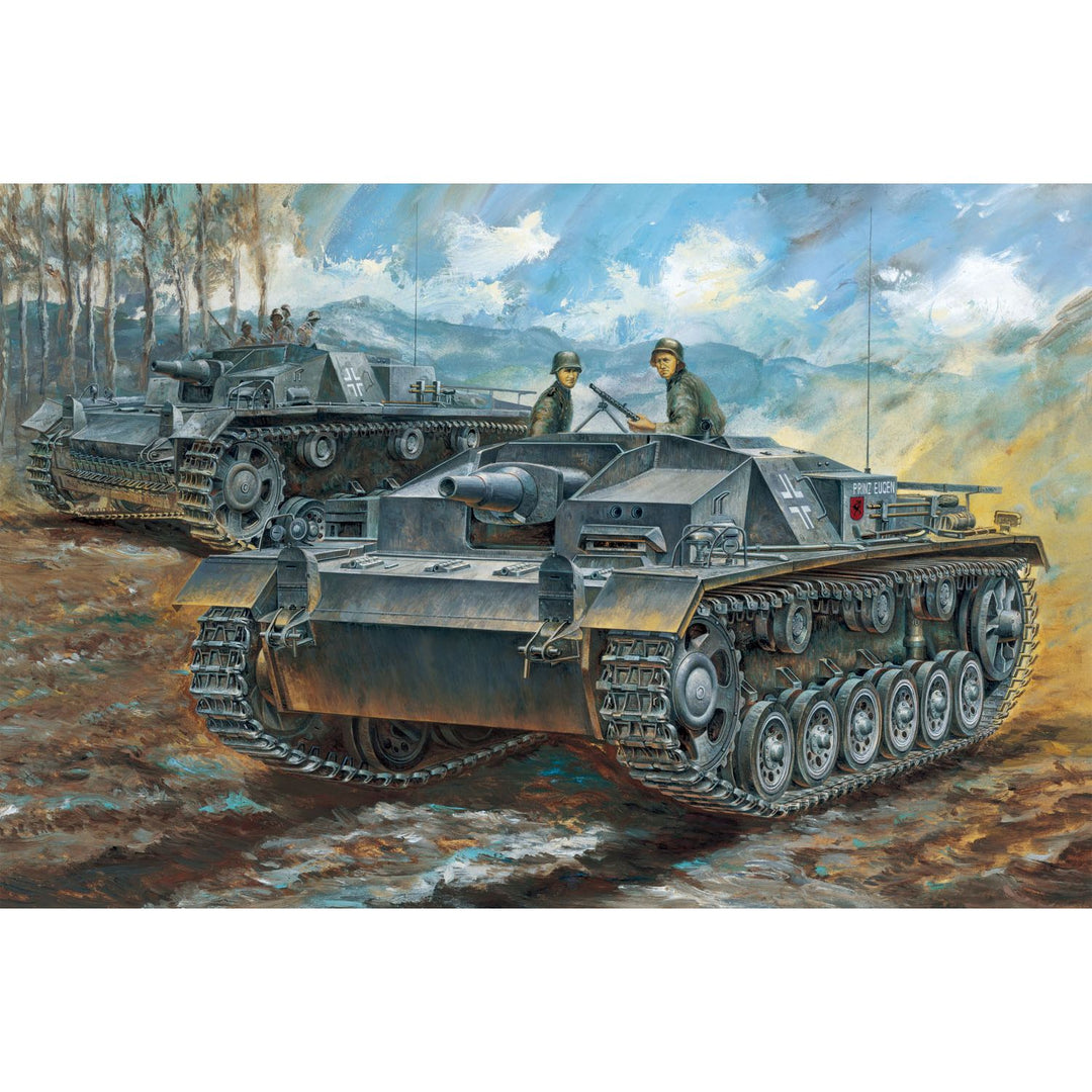 1/35 WW.II ドイツIII号突撃砲C/D型 マジックトラック付属