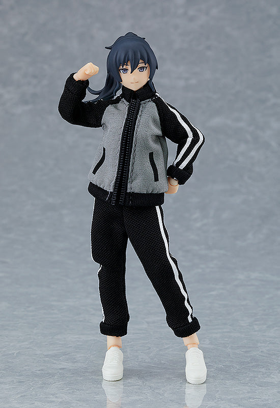 figma Styles 女性body(マコト)with ジャージ セットアップ+ジャージスカートコーデ