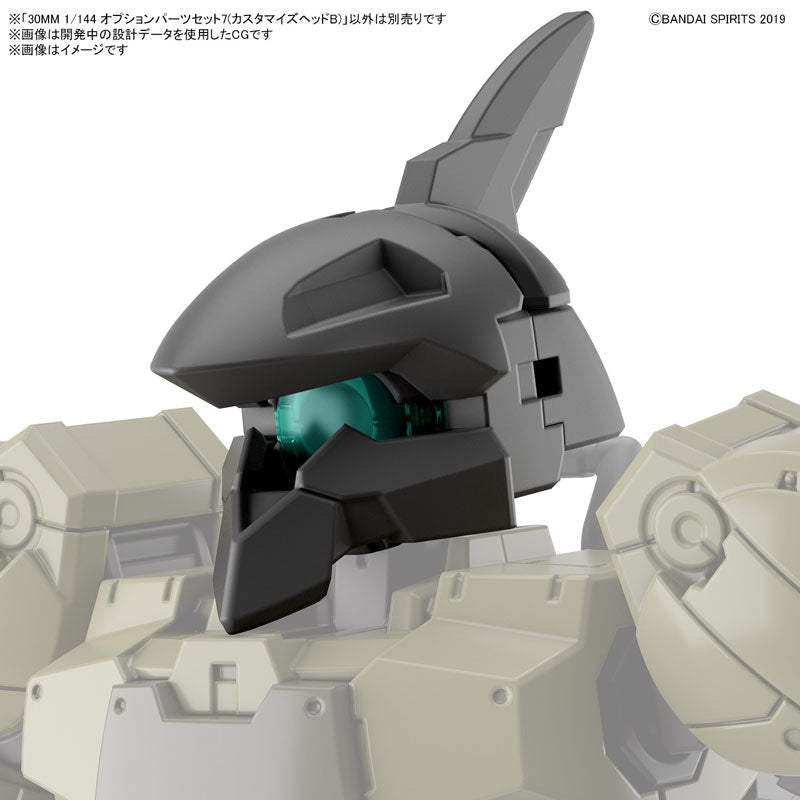 30MM オプションパーツセット7(カスタマイズヘッドB) 1/144スケール