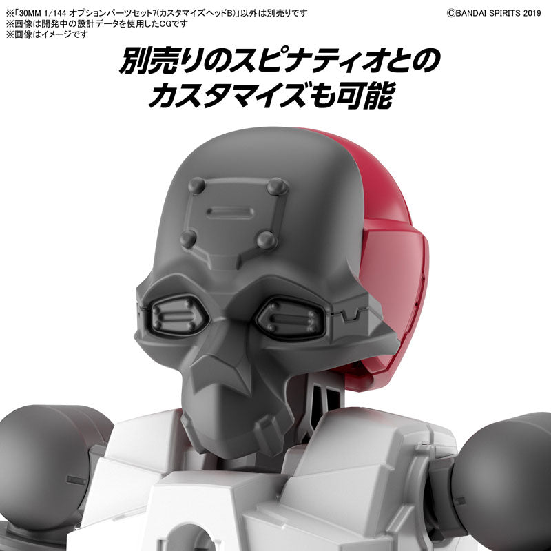 30MM オプションパーツセット7(カスタマイズヘッドB) 1/144スケール