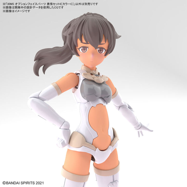 【決算セール対象！】 30MS オプションフェイスパーツ 表情セット6[カラーC]