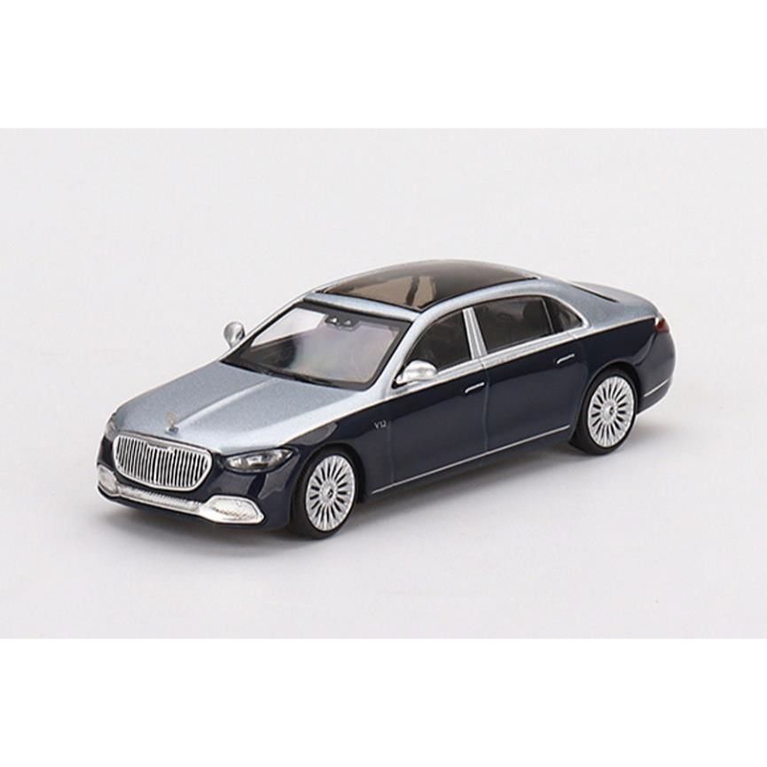 1/64 メルセデス マイバッハ S680 シーラスシルバー/ノーティカルブルーメタリック(左ハンドル)