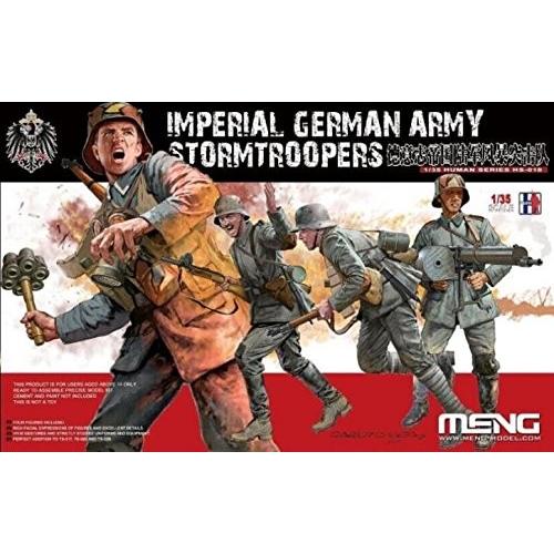 MENG MODEL(モンモデル) WWI ドイツ帝国陸軍突撃隊 1/35スケール 未塗装組立キット