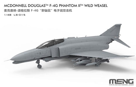 F-4G ファントムII 「ワイルド・ ウィーゼル」 電子戦攻撃機 1/48スケール 未塗装組立キット