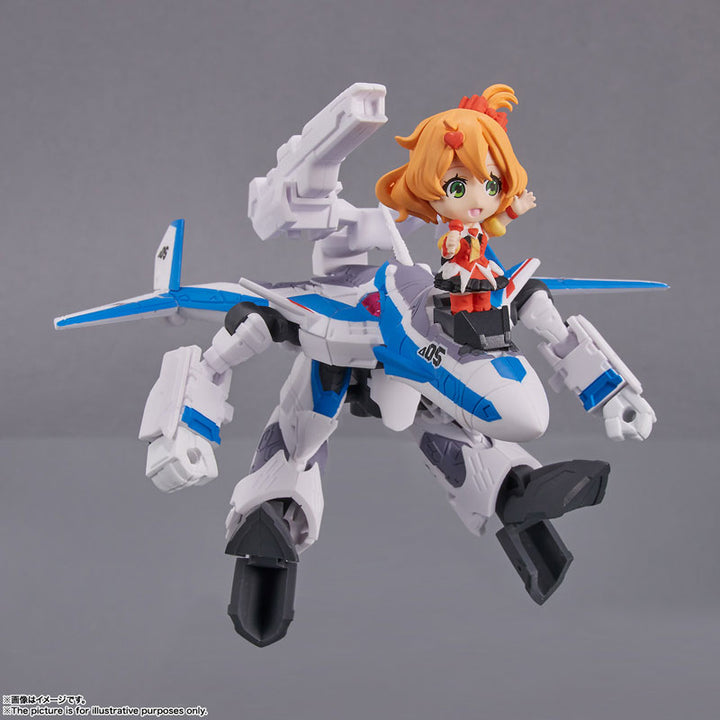 【決算セール対象！】 TINY SESSION VF-31J ジークフリード (ハヤテ機) with フレイア