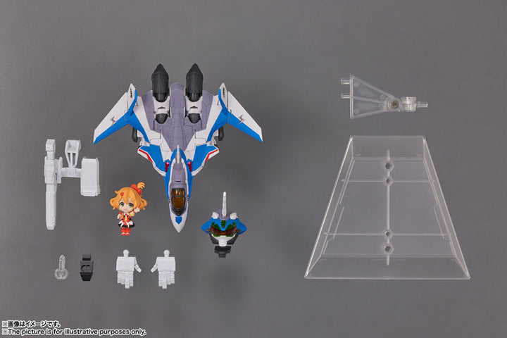 【決算セール対象！】 TINY SESSION VF-31J ジークフリード (ハヤテ機) with フレイア