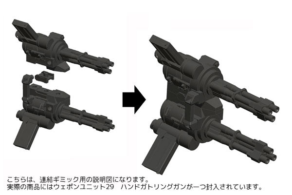 M.S.G ウェポンユニット29 ハンドガトリングガン