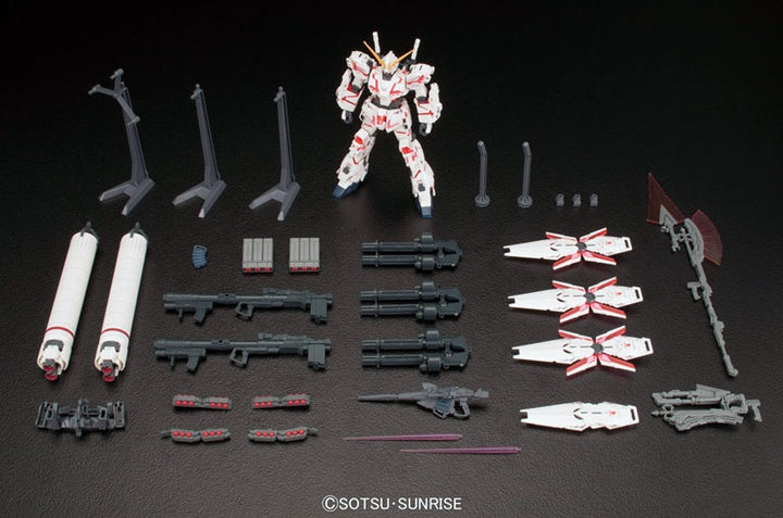 HGUC フルアーマー・ユニコーンガンダム(デストロイモード/レッドカラーVer.) 1/144スケール